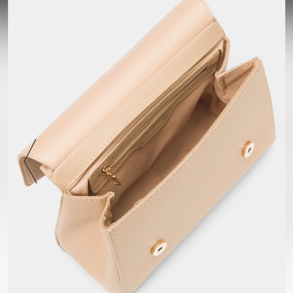 BEBE Top handle satchel beige - Picture 4 of 5